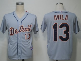 detroit tigers grey jersey