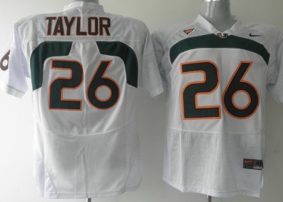 miami hurricanes white jersey
