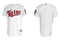 twins pinstripe jersey