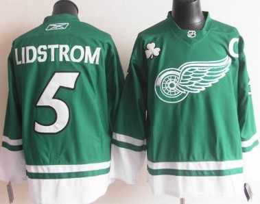 Detroit Red Wings St. Patty's Day Jersey - Vintage Detroit Collection