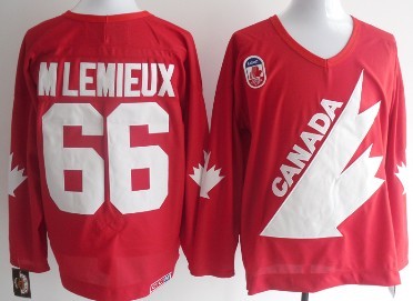 mario lemieux team canada jersey