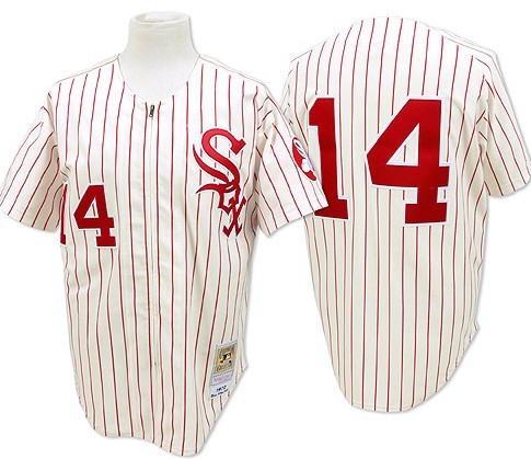 Chicago White Sox #14 Bill Melton White With Red Pinstripe Throwback Jersey  on sale,for Cheap,wholesale from China