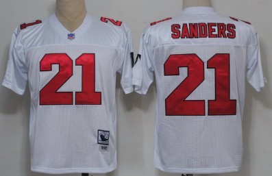 white deion sanders falcons jersey