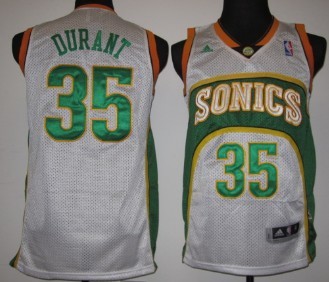 kevin durant supersonics jersey for sale