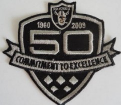 raiders 50th anniversary patch