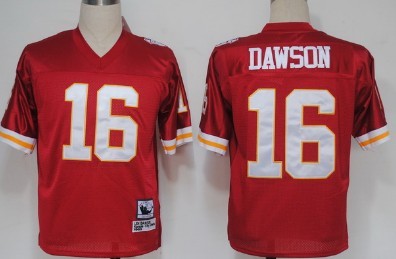 Kansas City Chiefs #16 Len Dawson Red 