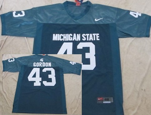 Michigan State Spartans #43 Eric Gordon Green Jersey 