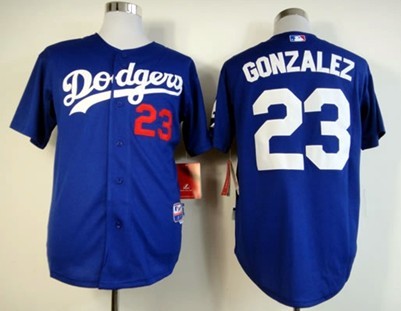 Los Angeles Dodgers #23 Adrian Gonzalez Blue Jersey on sale,for  Cheap,wholesale from China