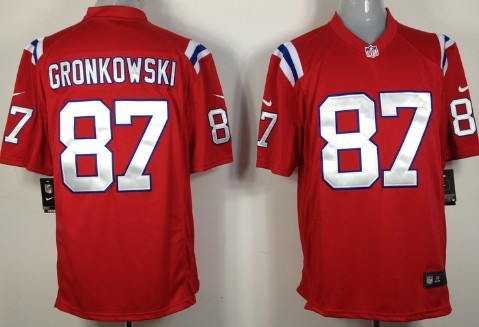 red gronkowski jersey