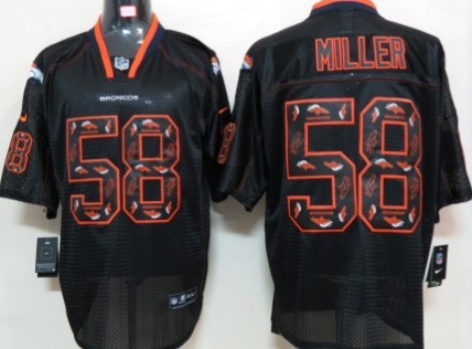 Nike Denver Broncos #58 Von Miller Lights Out Black Ornamented Elite Jersey  on sale,for Cheap,wholesale from China