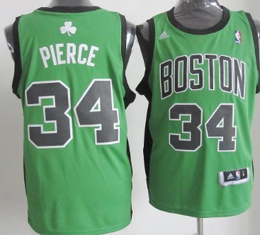 Boston Celtics Reveloution 30 Blank Green Stitched NBA Jersey