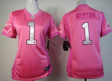 carolina panthers women's pink jersey