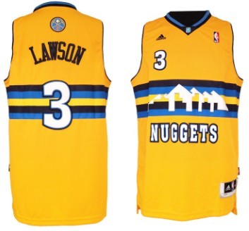 Adidas NBA Men's Denver Nuggets Ty Lawson Revolution 30 Swingman Jersey