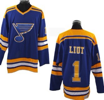 blues throwback jersey