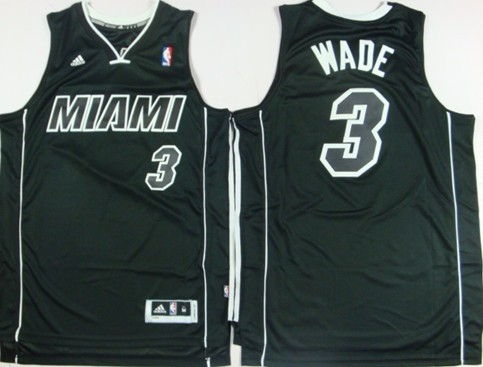 dwyane wade black and white jersey