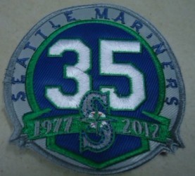 Seattle Mariners 35th Anniversary Patch