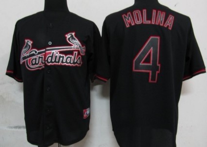 yadier molina black jersey