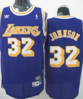 magic johnson purple jersey