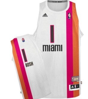 NBA Miami Heat LeBron James #6 Rev 30 Swingman White Basketball Jersey