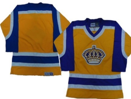 los angeles kings yellow jersey