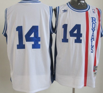 Oscar Robertson #14 Cincinnati Royals Basketball Jersey White