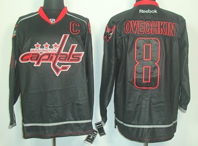 alex ovechkin black jersey