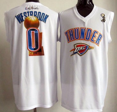 oklahoma city thunder white jersey