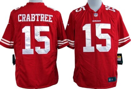 michael crabtree 49ers jersey