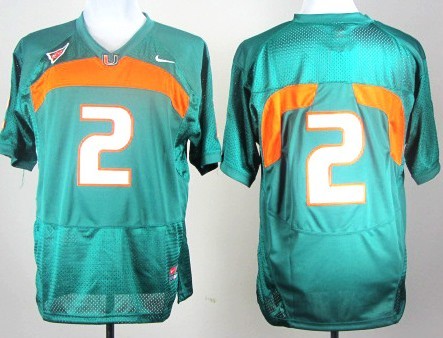 miami hurricanes green jersey