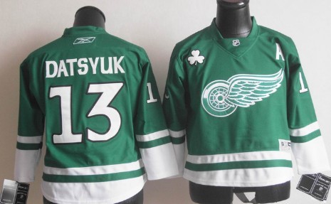 detroit red wings st patrick's day jersey