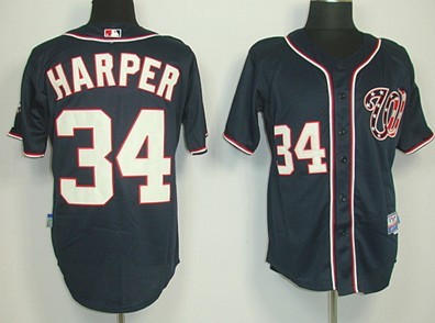 bryce harper navy blue jersey