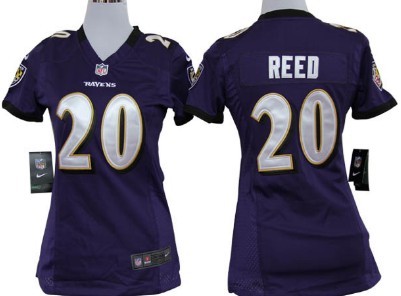 Nike Baltimore Ravens #20 Ed Reed 