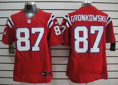 rob gronkowski red throwback jersey