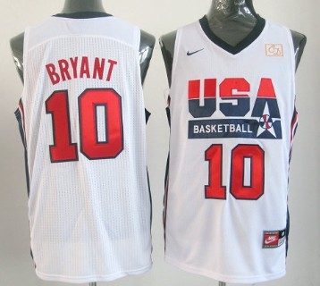 kobe bryant team usa basketball jersey