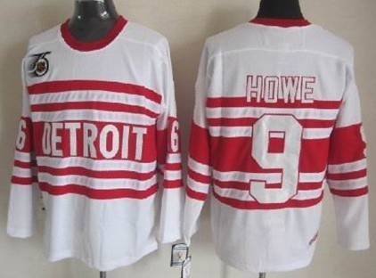 Detroit Red Wings Gordie Howe CCM Vintage Hockey Jersey Mens 52