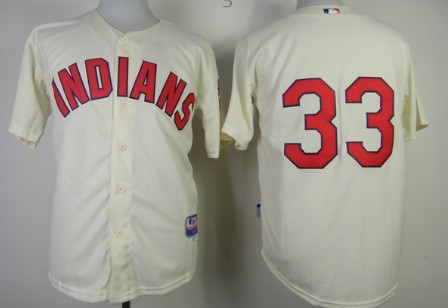 Cleveland Indians #33 Nick Swisher Cream Jersey on sale,for Cheap