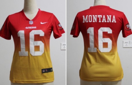 red and gold 49ers jersey