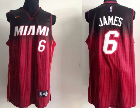 lebron heat jersey red