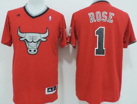 Chicago Bulls #1 Derrick Rose Revolution 30 Swingman White Big Color Jersey  on sale,for Cheap,wholesale from China