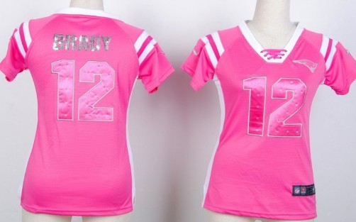 womens pink tom brady jersey