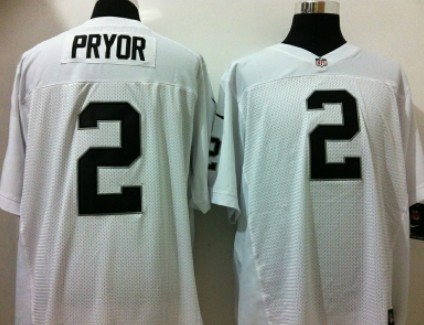 white terrelle pryor jersey