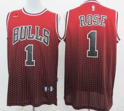 derrick rose red jersey
