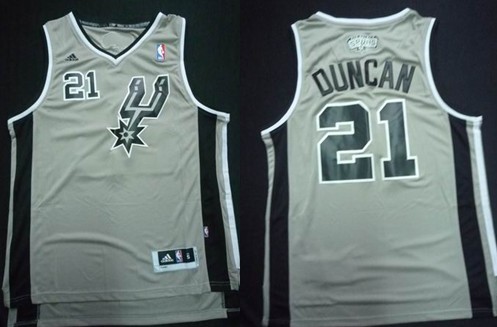 tim duncan grey jersey