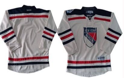 New York Rangers Game Used Red Practice Jersey Reebok NHL 58 DP31323