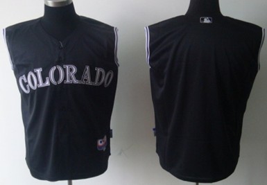 rockies black vest jersey