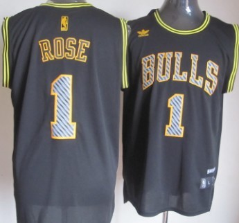 derrick rose black jersey