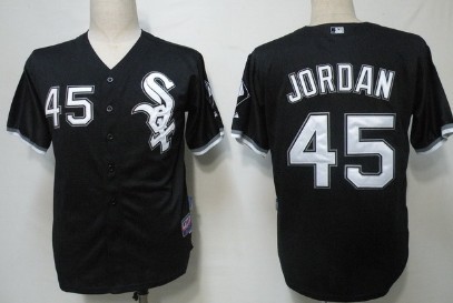 Chicago White Sox Jersey #45 - Michael Jordan Black Baseball Men's M-3XL  Jersey.