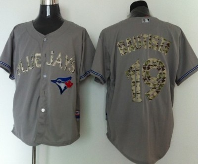 Toronto Blue Jays #7 Jose Reyes Gray With Camo Jersey on sale,for  Cheap,wholesale from China