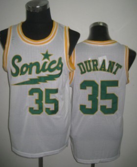 kevin durant white sonics jersey