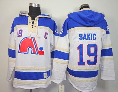 Joe Sakic Quebec Nordiques White Jersey